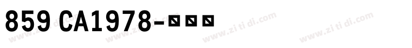 859 CA1978字体转换